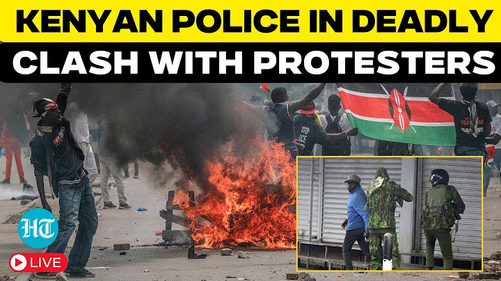 Kenya Protest Live | Police officer arrested over shooting of vendor during protest in Nairobi