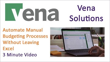 Vena for Budgeting in 3 Minutes