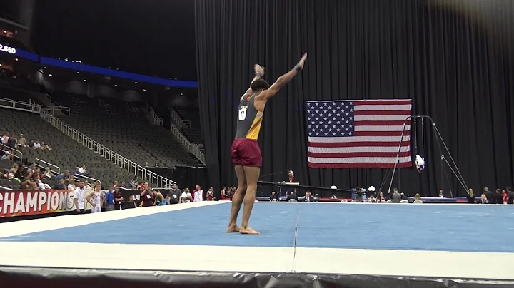 Donte McKinney Floor Exercise  2019 U.S. Gymnastic...