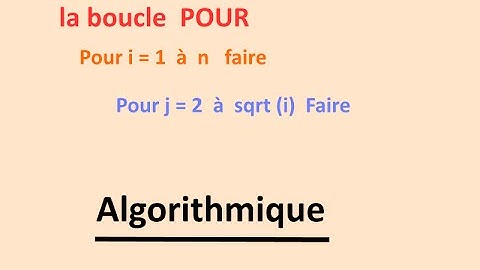 Algorithmique: afficher tous les nombres premiers d