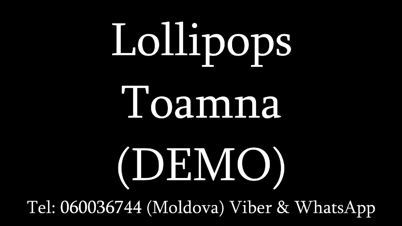 Lollipops - Toamna Demo negativ - YouTube