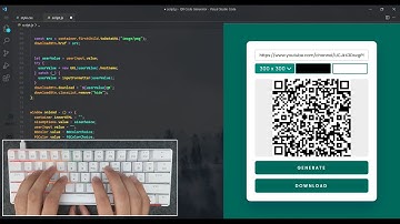 ASMR Programming - QR Code Generator With Javascript - No Talking