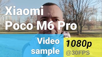 FullHD 1080p 30fps (selfie camera) - Xiaomi Poco M6 Pro
