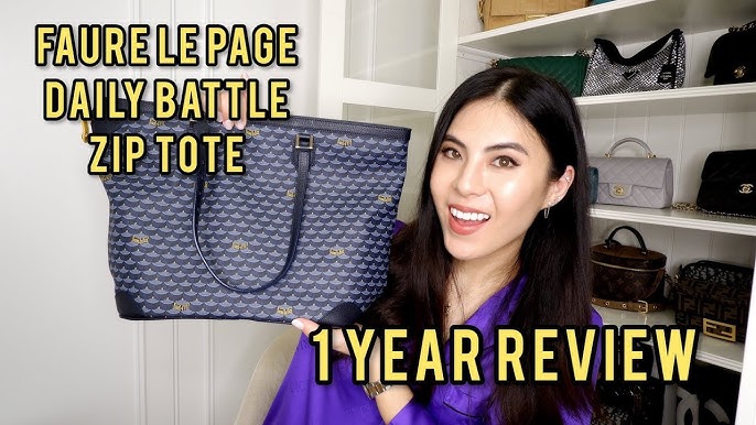 2-YEAR WEAR & TEAR *FAURE LE PAGE DAILY BATTLE 32 TOTE*