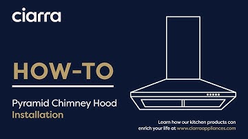 Wall Mount Pyramid Chimney Cooker Hood CBCS6201 Installation Guide//How-To