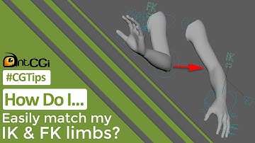 #CGTip | How Do I Easily Match My IK & FK Limbs?