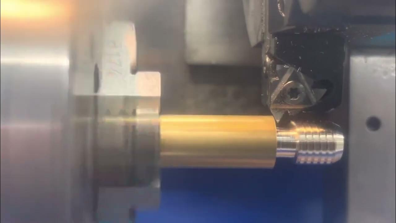 Boxford cnc lathe thread cutting YouTube