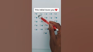 This Initial Loves You #short # #soulmate #love #initials