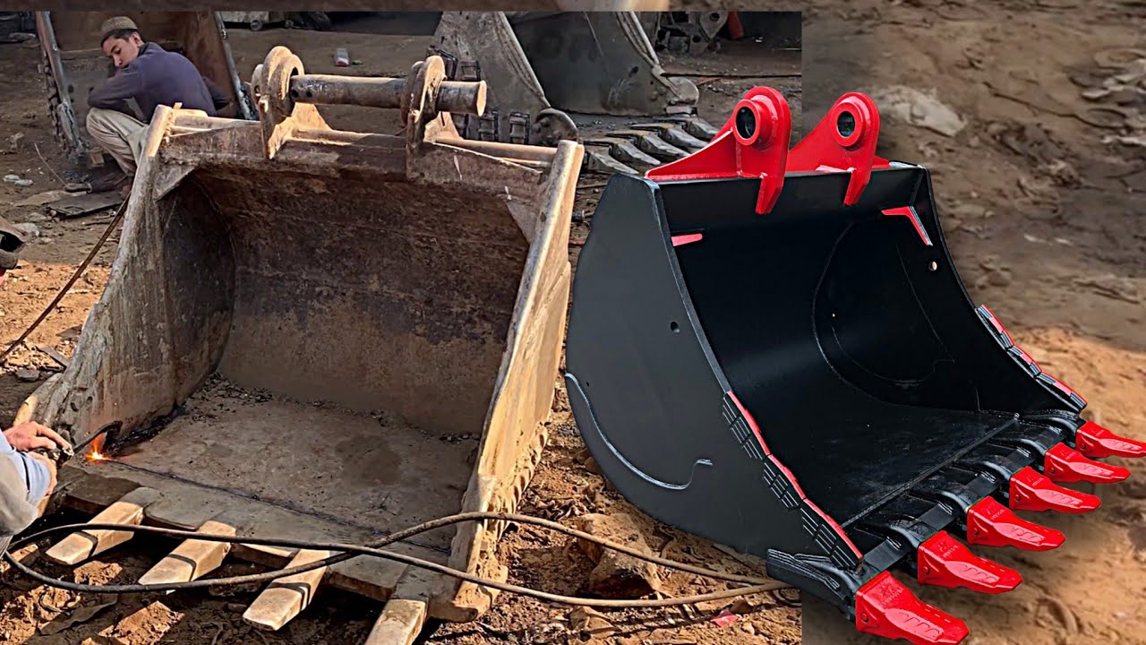 How to Repair Broken Excavator Bucket with SIMPLE Welding Technique and Saved Thousands