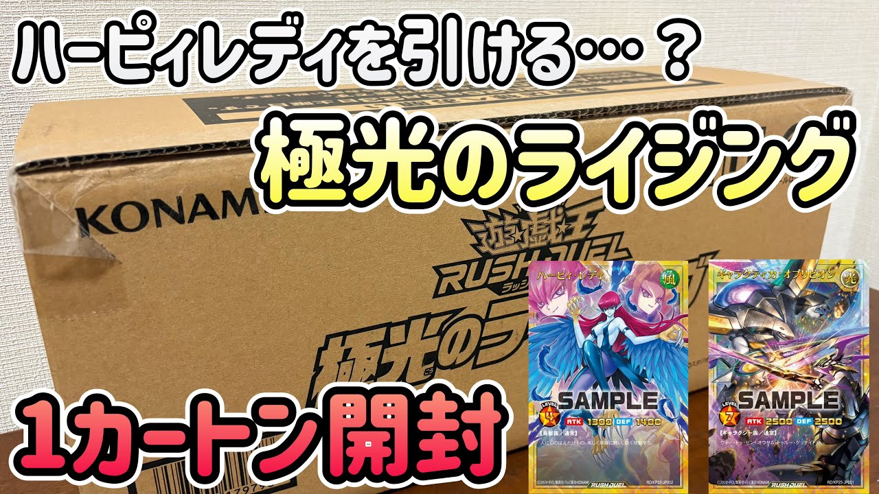 収録内容が豪華で話題！極光のライジングを1カートン開封しました 