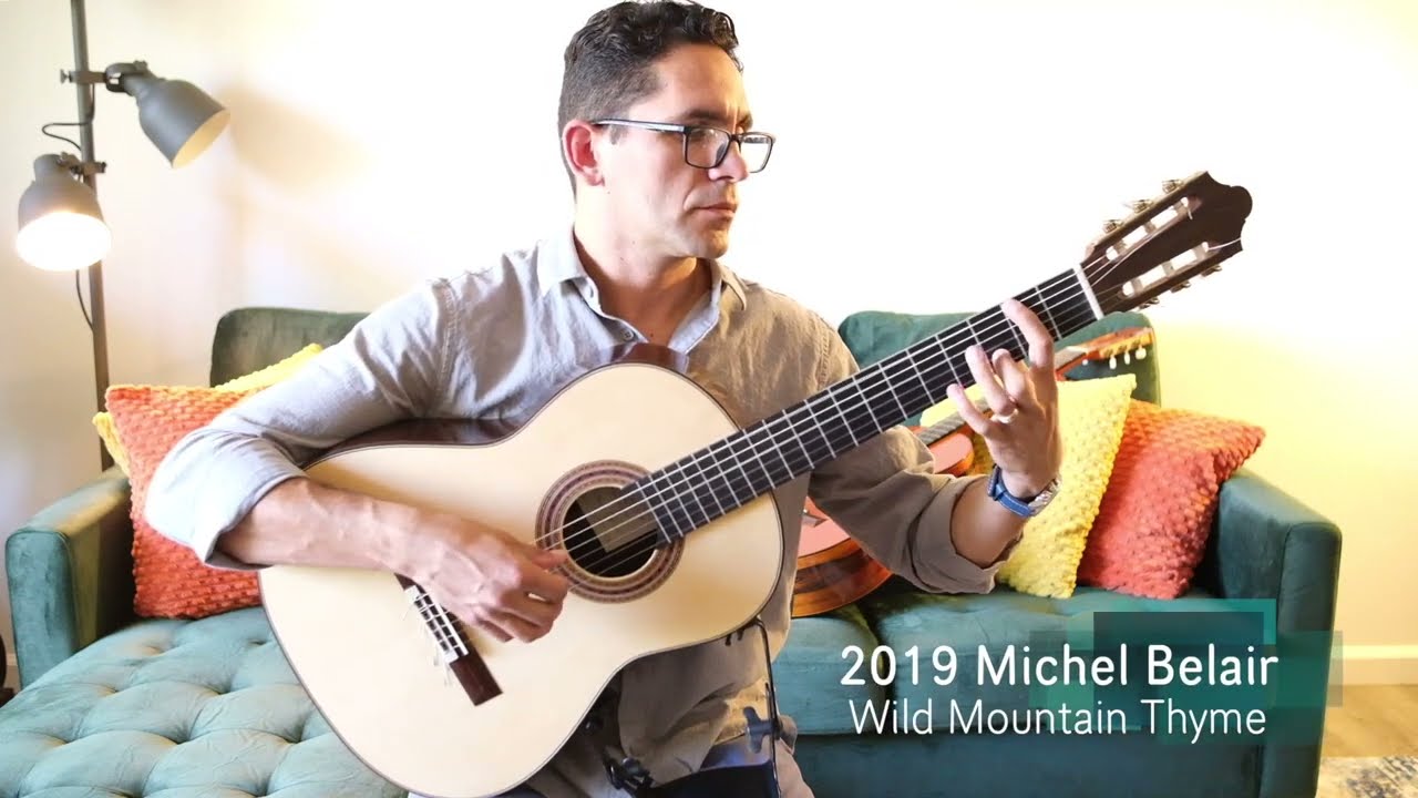 2019 Michel Belair Classical Guitar For Sale (Spruce & Indian)
