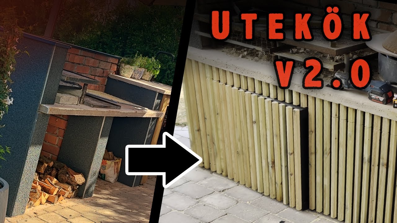 Utekök - Uppgradering, nu med luckor