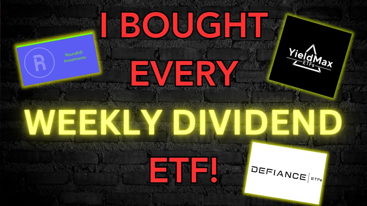 WEEKLY DIVIDEND ETFs Paid! Are RoundHill or YieldMax on TOP? - YouTube