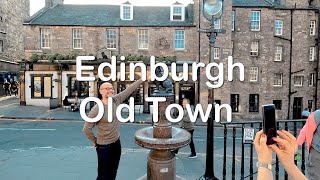 [4K]  Edinburgh🇬🇧 Old Town in Sunny Day🎈 - Scotland