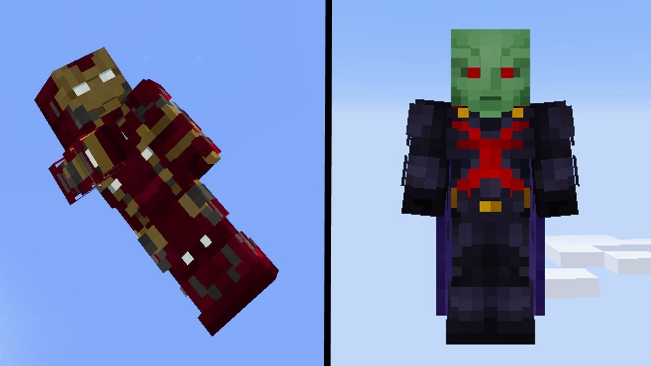 Marvel SUPERHELDEN Minecraft MOD - YouTube