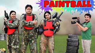 PAINTBALL GAME | Comedy Family Challenge | Aayu and Pihu Show screenshot 5