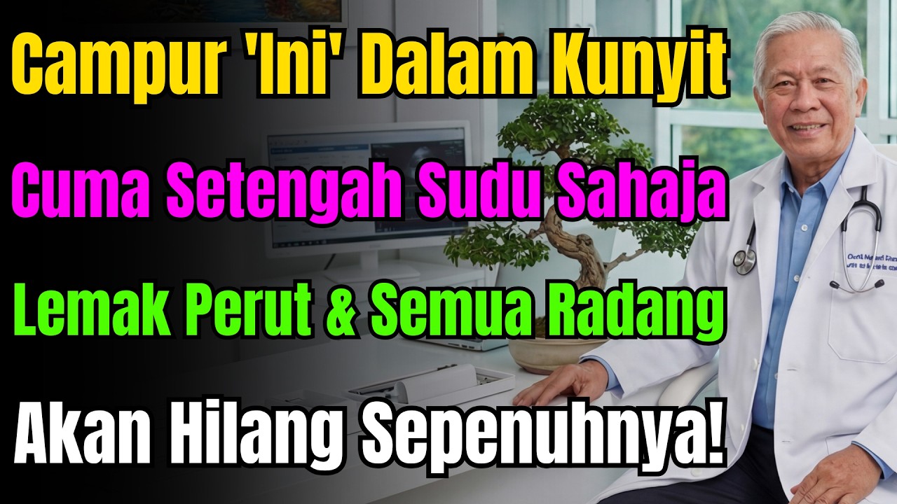 Amalkan Kunyit Cara Ini, Semua Radang & Penyakit Orang Tua Hilang! Rahsia Doktor Hidup 100 Tahun!