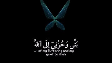 تلاوة تطهر القلب🌿 حالات واتس🌿 من سورة يوسف