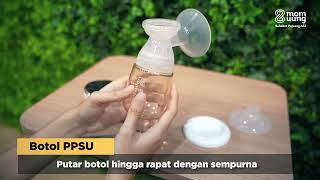 CARA PASANG POMPA ASI PORTABLE MOM UUNG