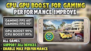 Cpu & Gpu Boost For Gaming Performance Improve | Gaming Fps Boost | No Root