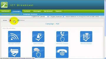 ICTBroadcast, How to create voice recording