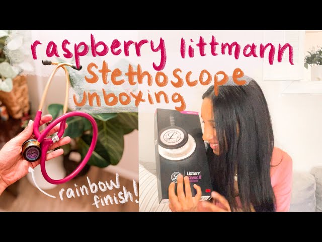 Littmann Classic III Stethoscope Unboxing Raspberry Tube Rainbow