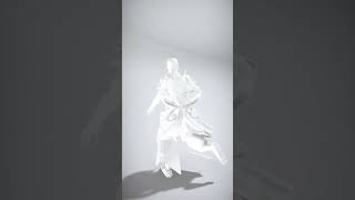 Mystical Warrior with Animal Motifs and Flowing Garb - AI Rigged 3D Character