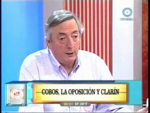 678 24/01/10 Programa entero: Cobos la oposicion y Clarin, invitado Nestor Kirchner Parte 2