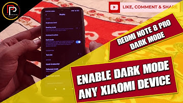 Redmi Note 8 Pro Dark Mode