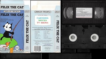 Cartoon Favorites - Felix the Cat (1988, VHS, USA) - (VHS Tape Rip)