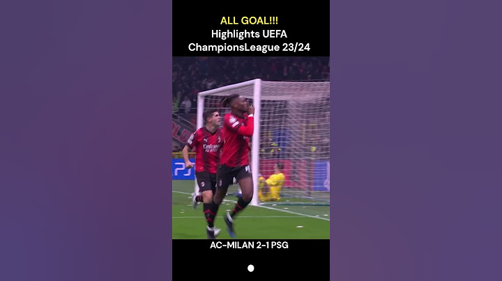 AC Milan 2-1 Paris SG ALLGoals Champion league 23/24  #highlights #ucl #championsleague #uefa