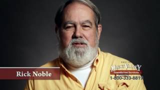 Rick Noble Mount Valley Foundation Services Customer