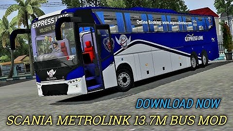 Scania Metrolink 13.7M Bus Mod Bussid Download | bus simulator indonesia
