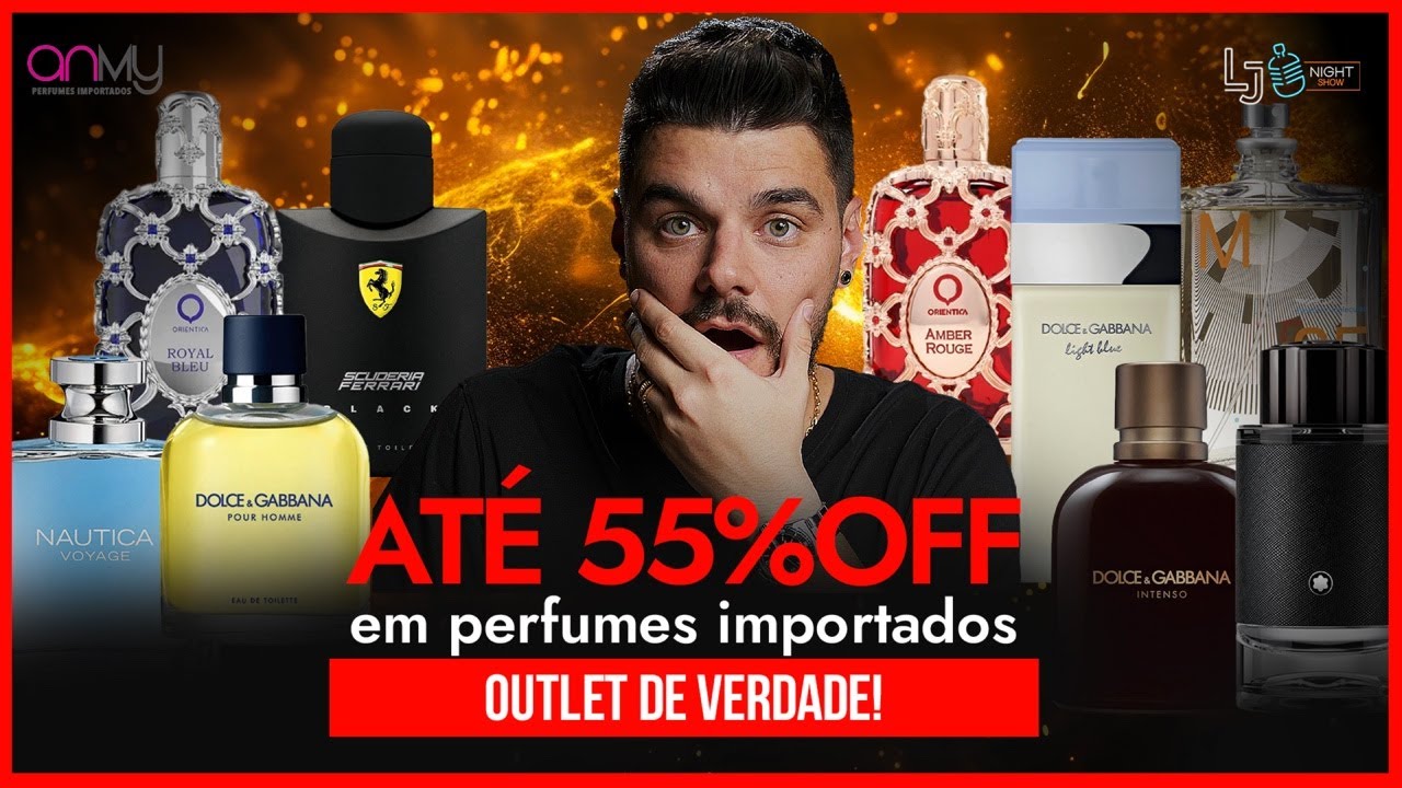 ATÉ 55% OFF EM PERFUMES IMPORTADOS FAMOSOS! SÓ GRIFES COM PREÇO TOP!! MÊS DO CONSUMIDOR NA ANMY!!