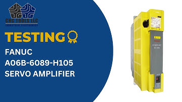 TESTING A FANUC A06B-6089-H105 SERVO AMPLIFIER #cnc #fanuc #servo #amplifier #cncmachining #robot