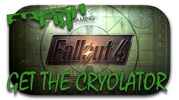 Fallout 4 - Use Dogmeat to get the Cryolator in Vault 111