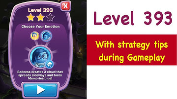 Inside Out Thought Bubbles Level 393 Tips and Strategy Gameplay Walkthrough