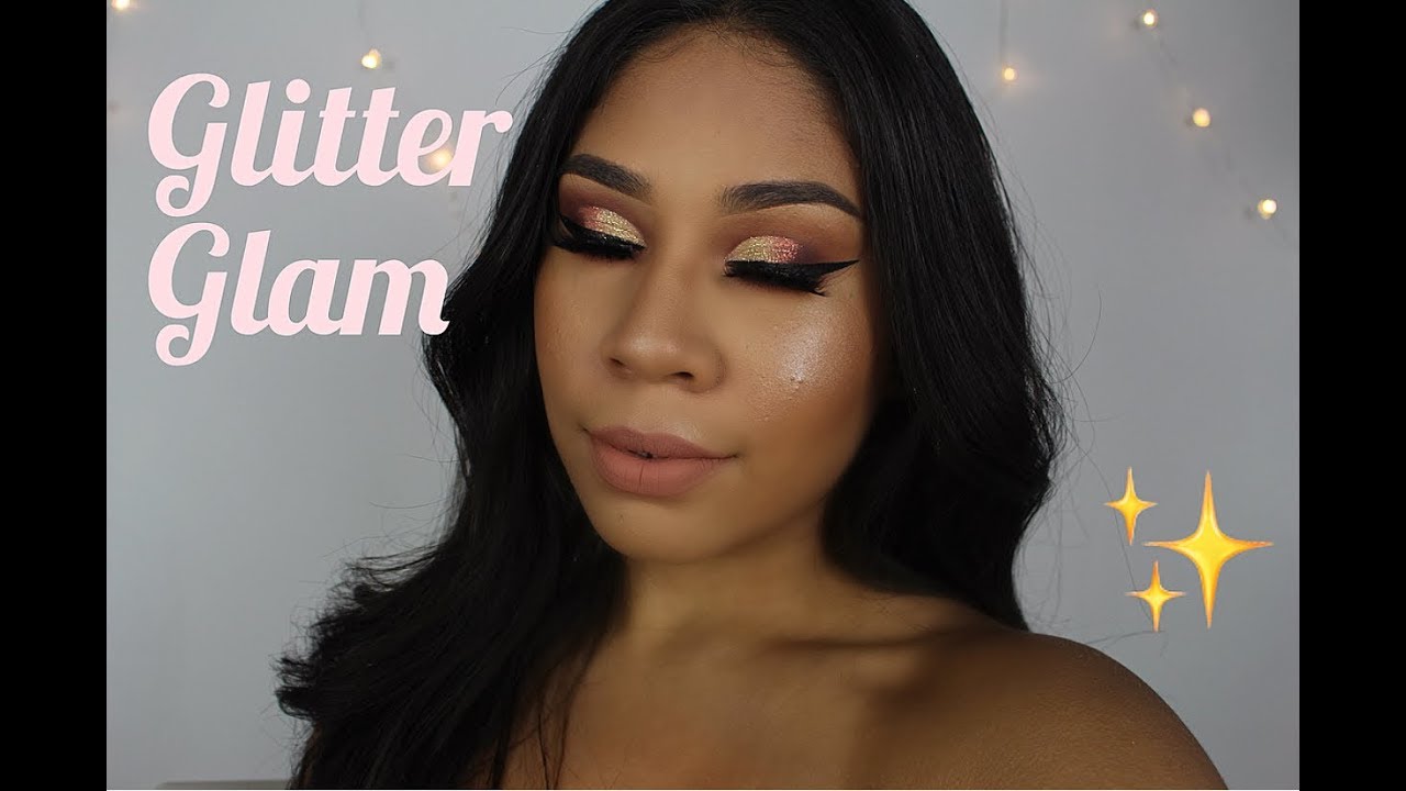 GLITTER GLAM USING ABH SOFT GLAM jetaimestephanie YouTube