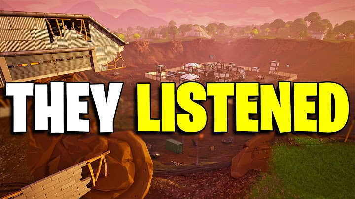 Fortnite is Actually LISTENING! (OG)