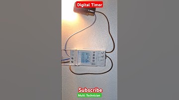 Legrand Digital Display Timer ⚡️Connection And Program ✅️