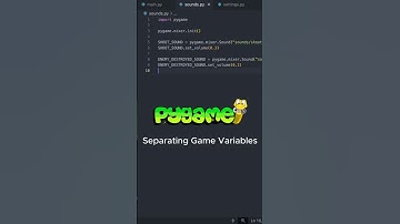Code Cleanup Step 1: Separating Game Variables in Pygame [Part 18]