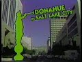 Donahue in Salt Lake City MX Missiles in Utah and Military  Sept/Oct 1981