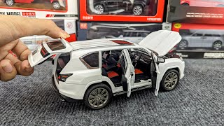 Satisfying with unboxing mininature Lexus LX600 diecast model car