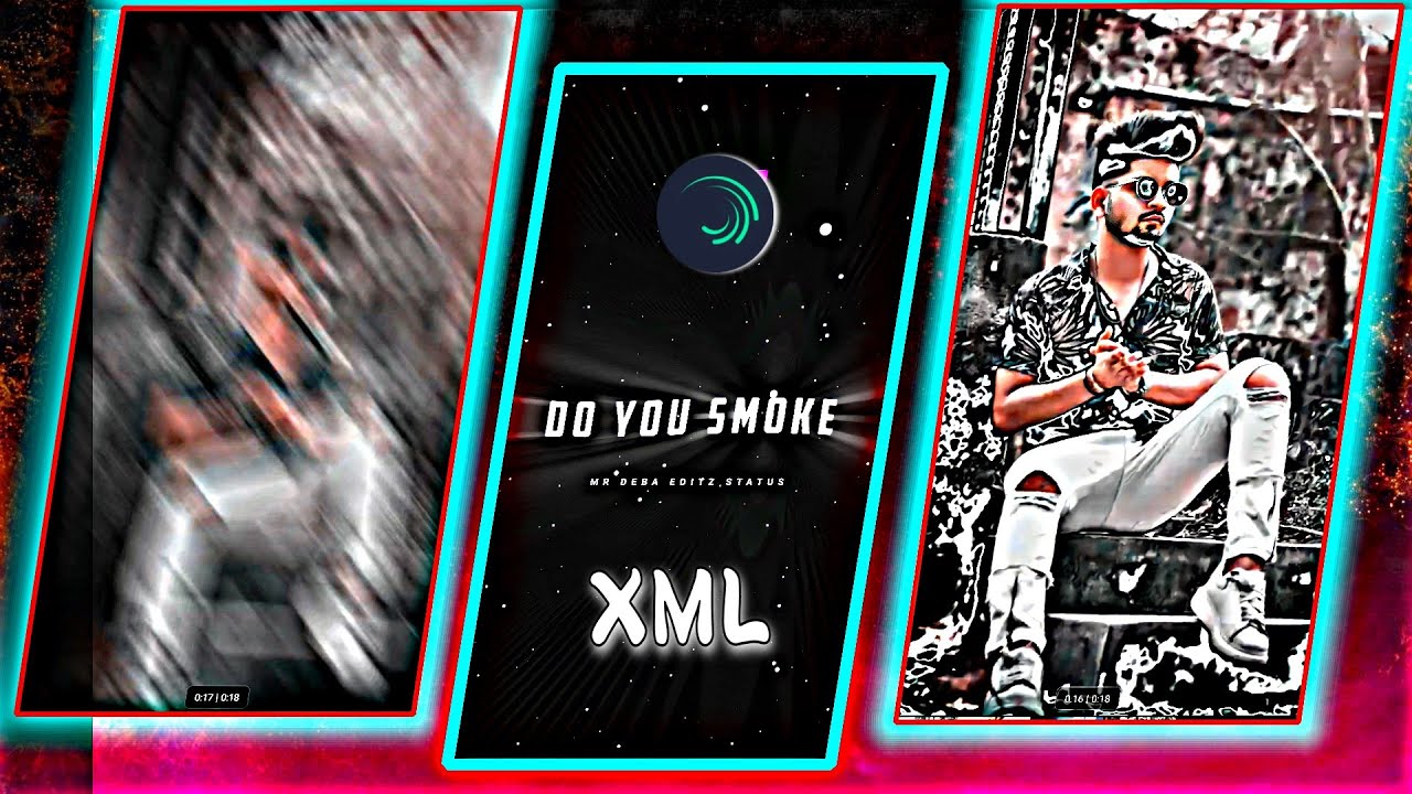 Do You Smoke 🚭 Single Boy Attitude 😈 Status Create in Alight Motion