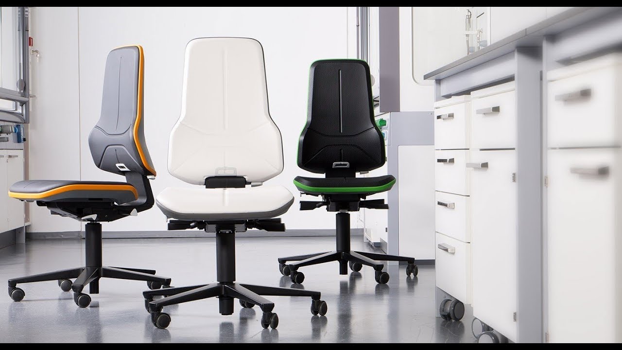 Ergonomic Microscope Chair | Adjustable Lab Stool