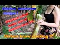 2 sisters make chicken congee outside banana field || DIY! Chicken Salad make out of banana tree!??