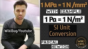 Converter Mpa to N/mm2 | How convert MPa to N/(mm square)| Easy SI unit conversion  Pascal to Newton