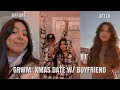 GRWM for a *festive* date with my boyfriend!