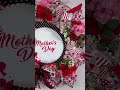 Valentine's Day  or Mother's Day Wreath,Mother's Day Gift,Valentine's Day Mesh Wreath,Pink a #shorts