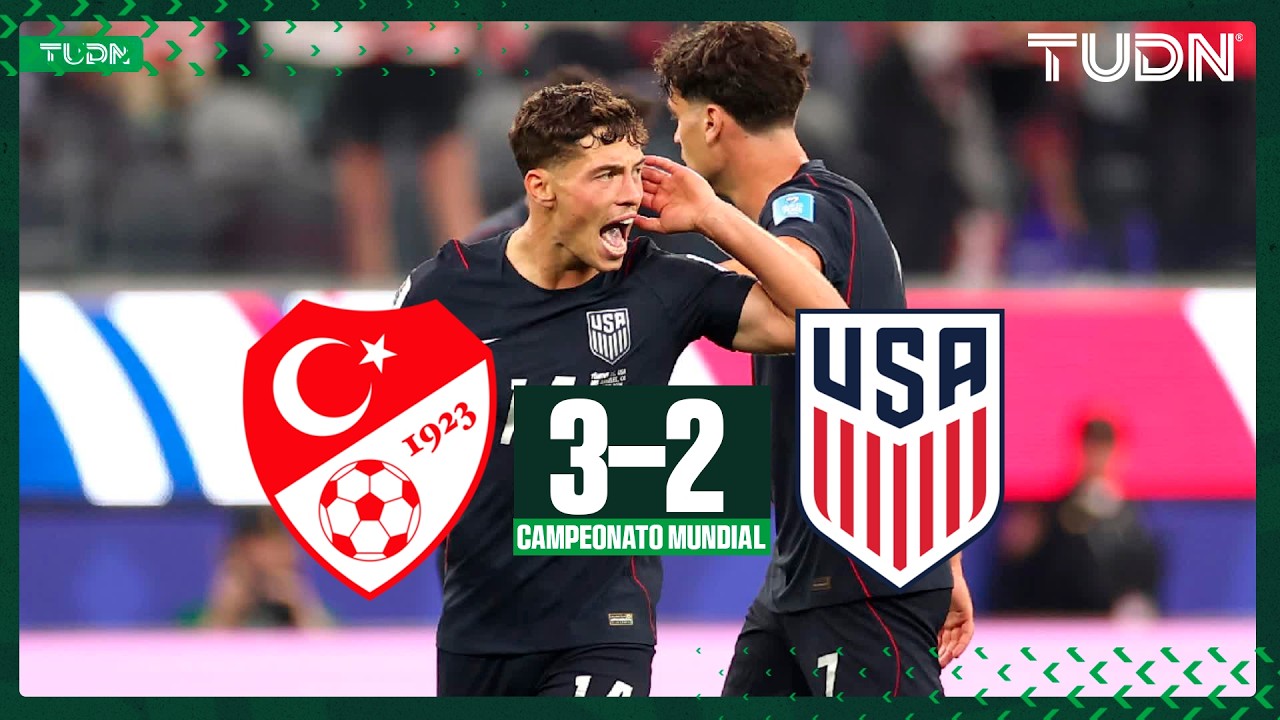 ¡Turquía silencia a Estados Unidos con una victoria espectacular! 🇹🇷🔥| TUDN